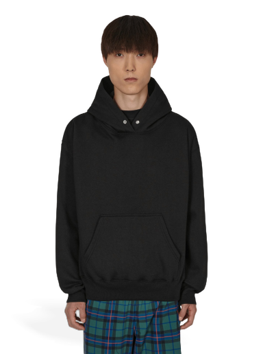 Pulover The Salvages Snap OS Hooded Sweatshirt Črna | SS220320 003