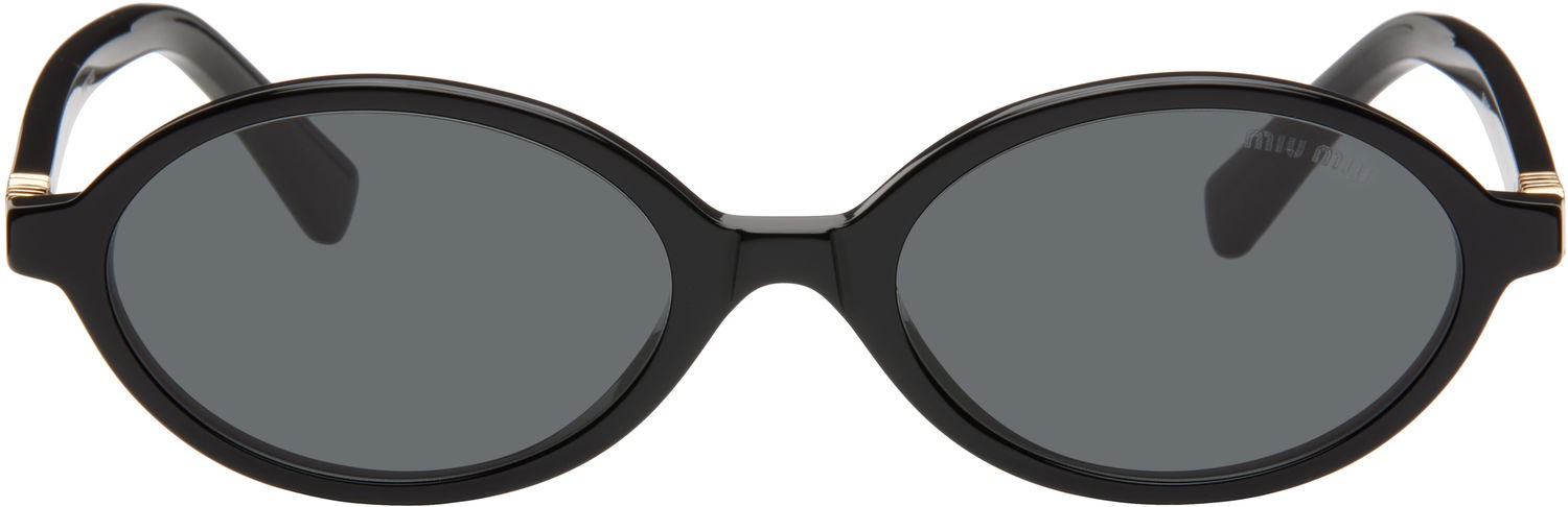 Sončna očala Miu Miu Miu Miu Regard Round Sunglasses Črna | 0MU 04ZS 8056597989275, 0