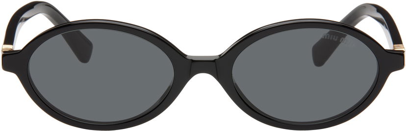 Sončna očala Miu Miu Miu Miu Regard Round Sunglasses Črna | 0MU 04ZS 8056597989275
