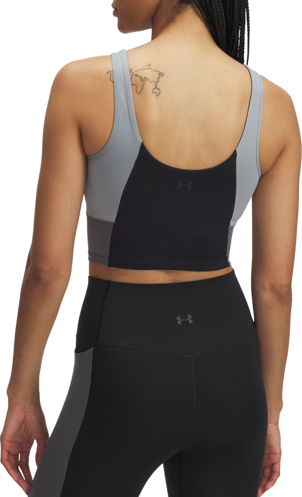 Krop-top Under Armour Meridian Colorblock Cropped Tank Siva | 6004001-002, 1