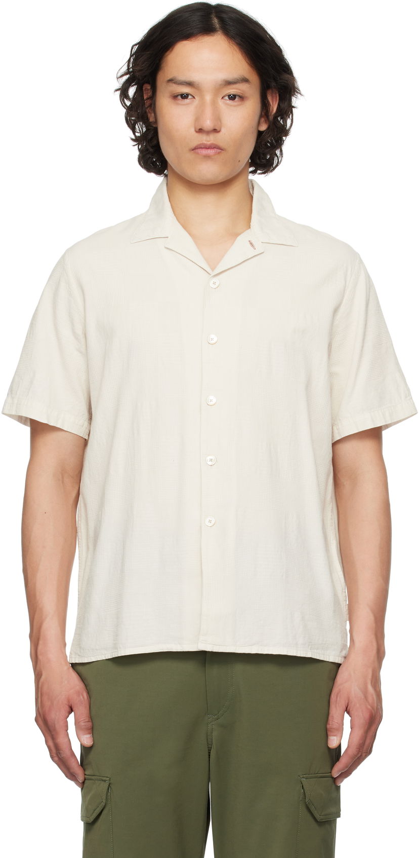 Srajce Paul Smith PS Paul Smith Casual Fit Shirt Bež | M2R-695U-P22251-08