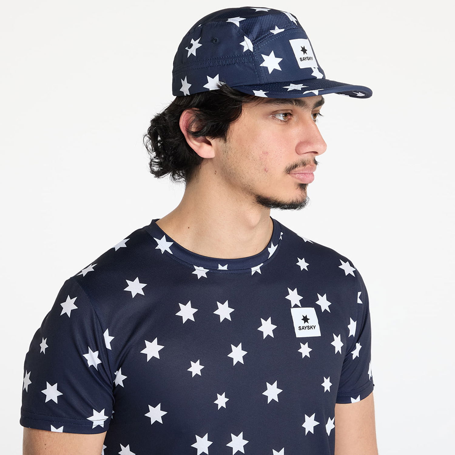Majica Saysky SAYSKY Combat Star Print Running Cap Mornarica | NUACA104C1028, 1
