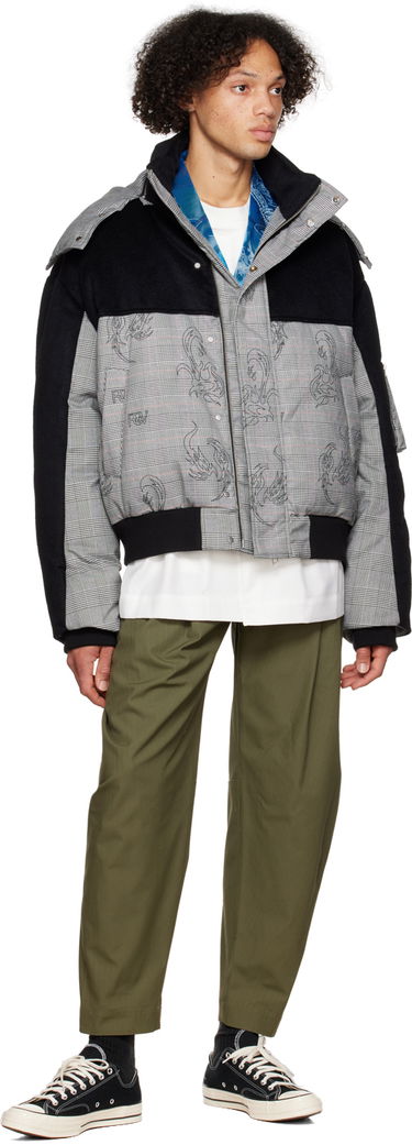 Puhovka Feng Chen Wang Feng Chen Wang Houndstooth Down Jacket Večbarvna | FUF14JK08, 3