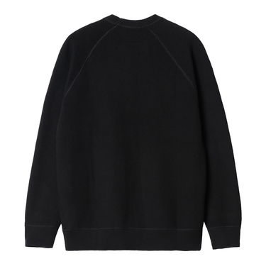 Pleteni pulover Carhartt WIP Chase Sweater "Black / Gold" Črna | I028581_00F_XX, 5