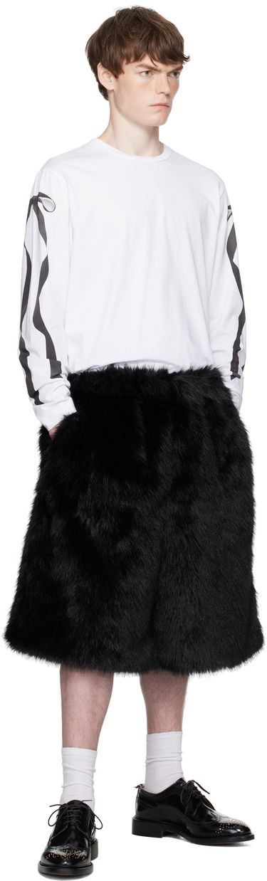 Majica Simone Rocha Simone Rocha Ribbon Bow Tail Long Sleeve T-Shirt Bela | 5194P54-M 0569, 4