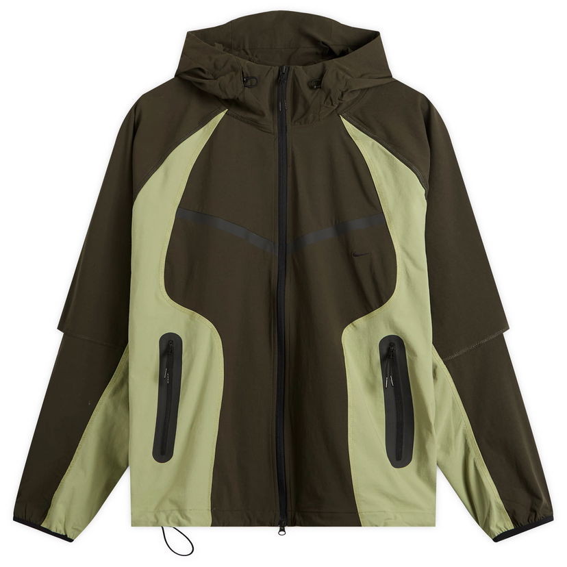 Vetrovka Nike Tech Woven Full Zip Hooded Jacket Zelena | IH8461-355