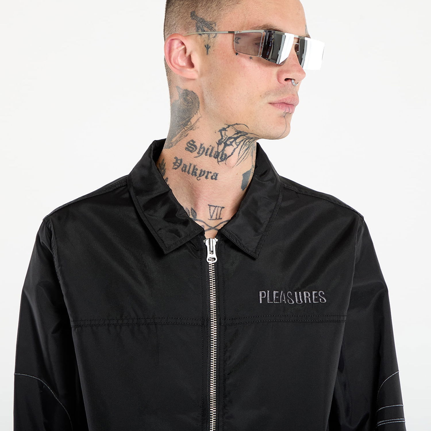 Jakna Pleasures PLEASURES Daft Club Helmets Nylon Work Jacket Črna | P25DP008-BLACK, 1