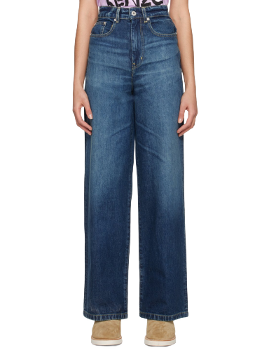 Kavbojke KENZO Paris Faded Mornarica | FD52DP2126B2