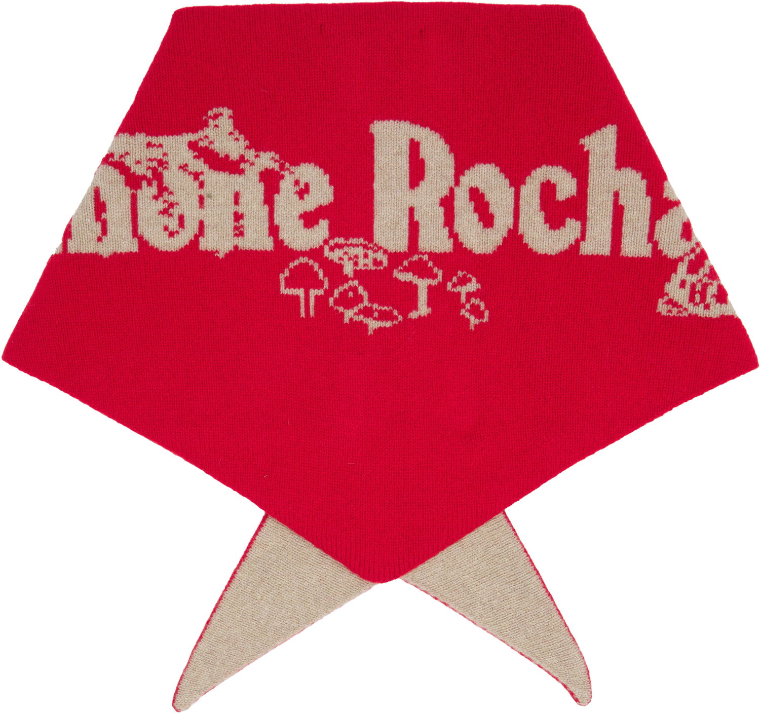 Šala Simone Rocha Simone Rocha Graphic Logo Knit Neckerchief Večbarvna | KIMK3MD 0669, 1
