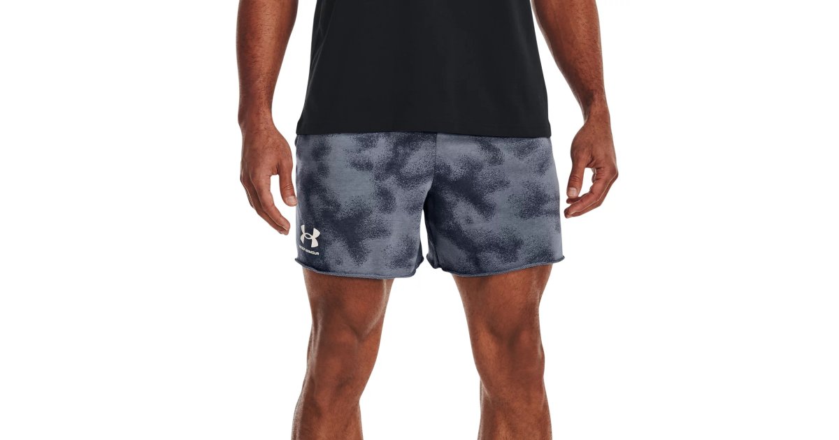 Kratke hlače Under Armour Rival Terry 6in Shorts Siva | 1377578-044, 1