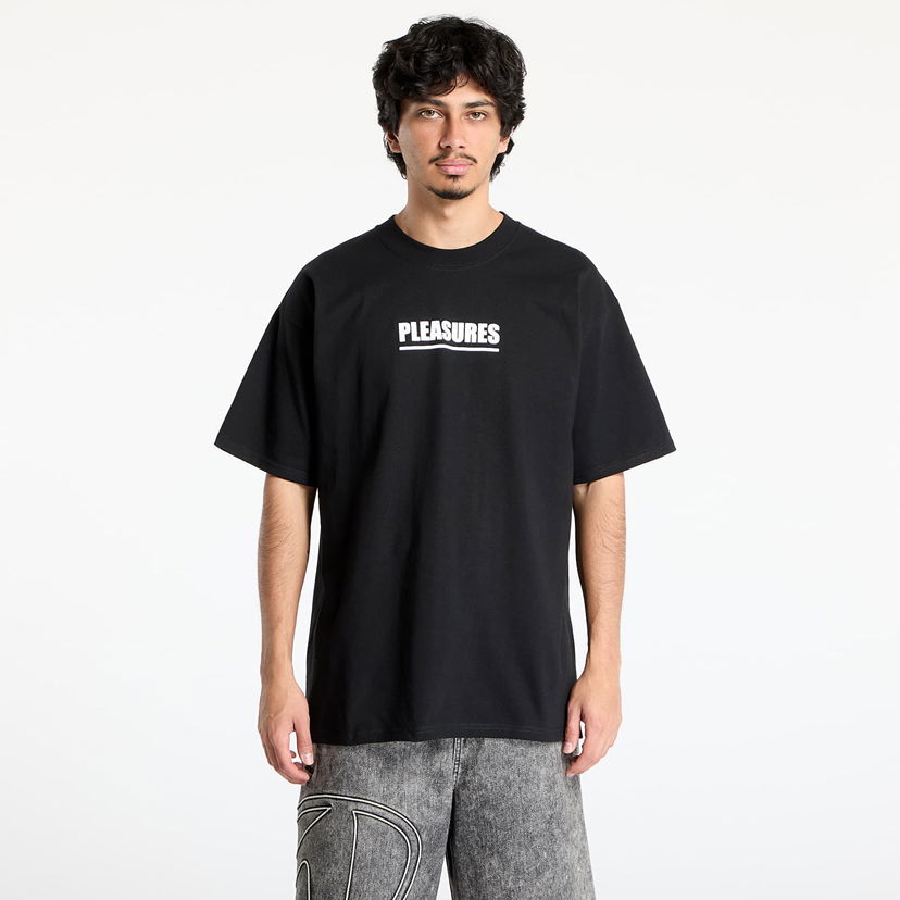 Majica Pleasures PLEASURES Scripture T-Shirt Črna | P25SU050 BLACK
