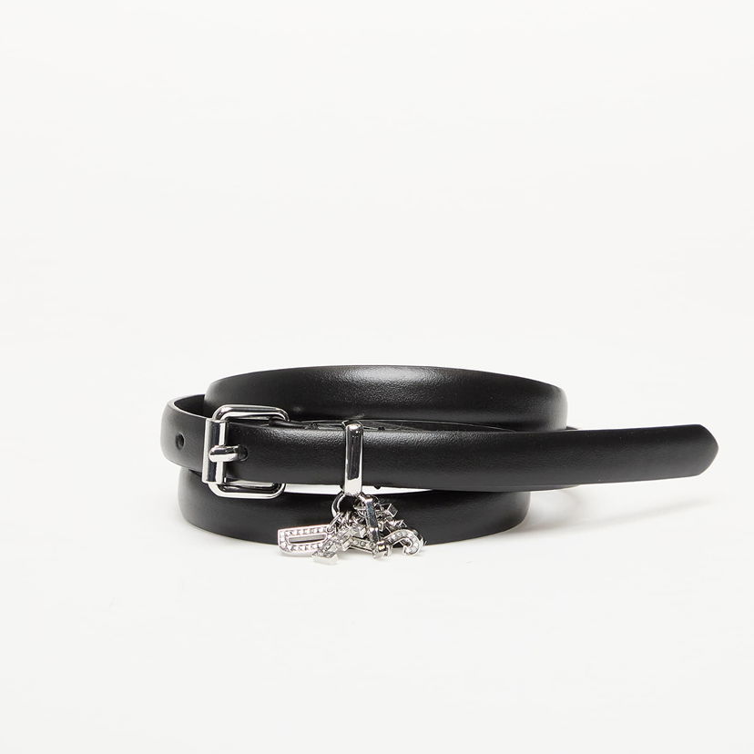 Pasovi Diesel Diesel Logo B-Charm-Loop Belt Črna | X10304_PR227 Black