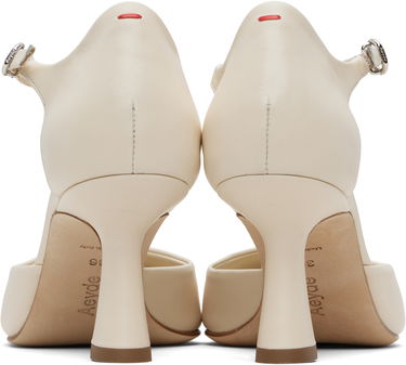 Oblačila Aeyde Aeyde Salvi Ankle Strap Heels Bela | A11-PU-VDHP75ST167-SS25-100-007, 1