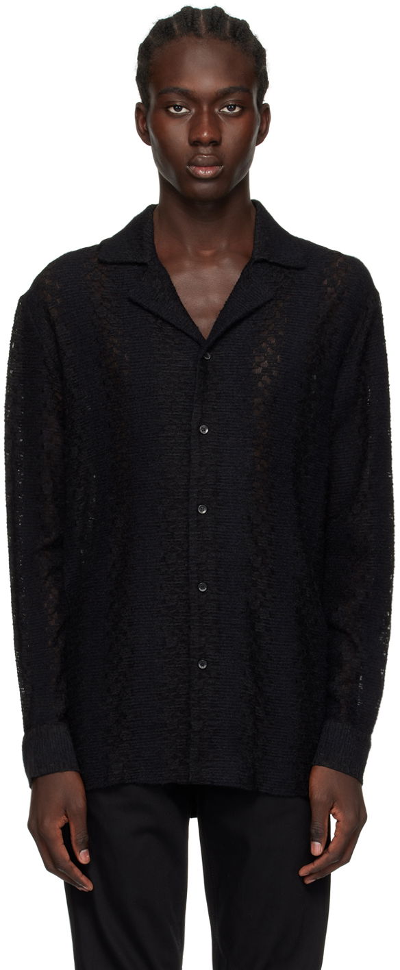 Srajce Won Hundred Enzo Shirt Črna | 2737-14223