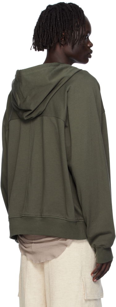 Pulover Rick Owens Rick Owens Concordians Windbreaker Hoodie Zelena | RU02E1241 BA, 2