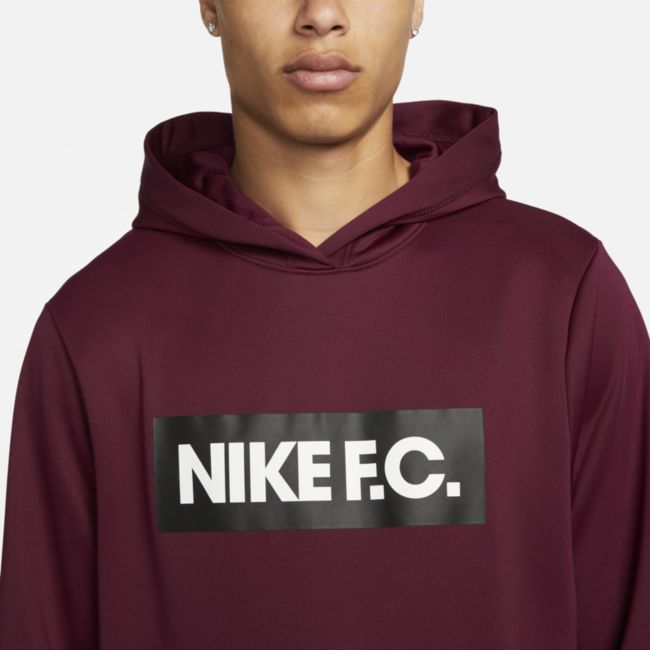 Pulover Nike Football Hoodie Bordo | DC9075-638, 0