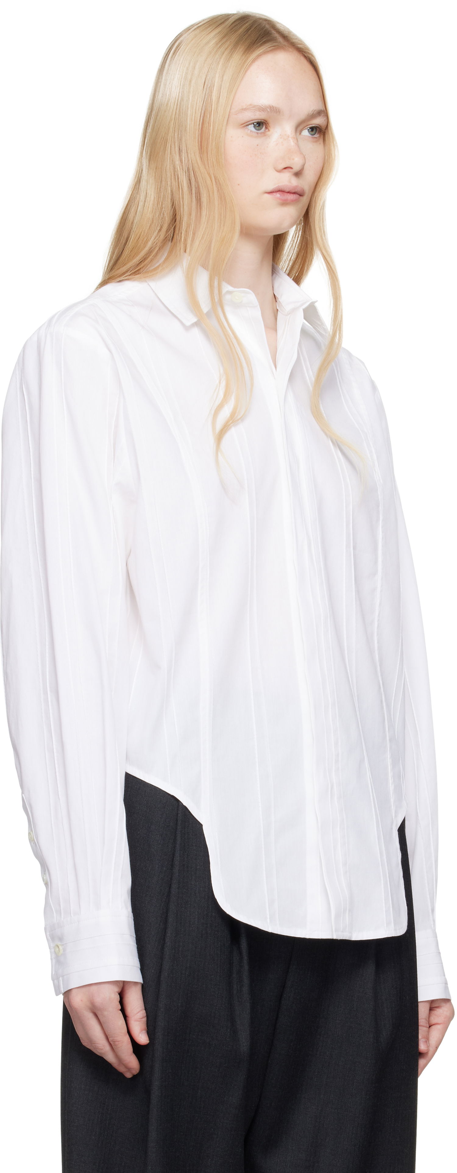 Srajce ADER ERROR ADER error Product. 54 Pleated Shirt Bela | BO01SSSH0103WH, 1