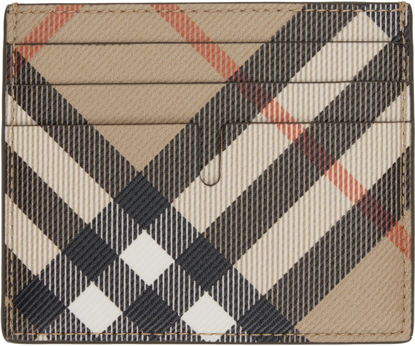 Denarnica Burberry Burberry Sandon Card Holder Bež | 8112305