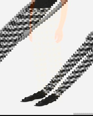 Hlače Dickies Tweed Check Pants Črna | DK0A4Y4X E901, 3