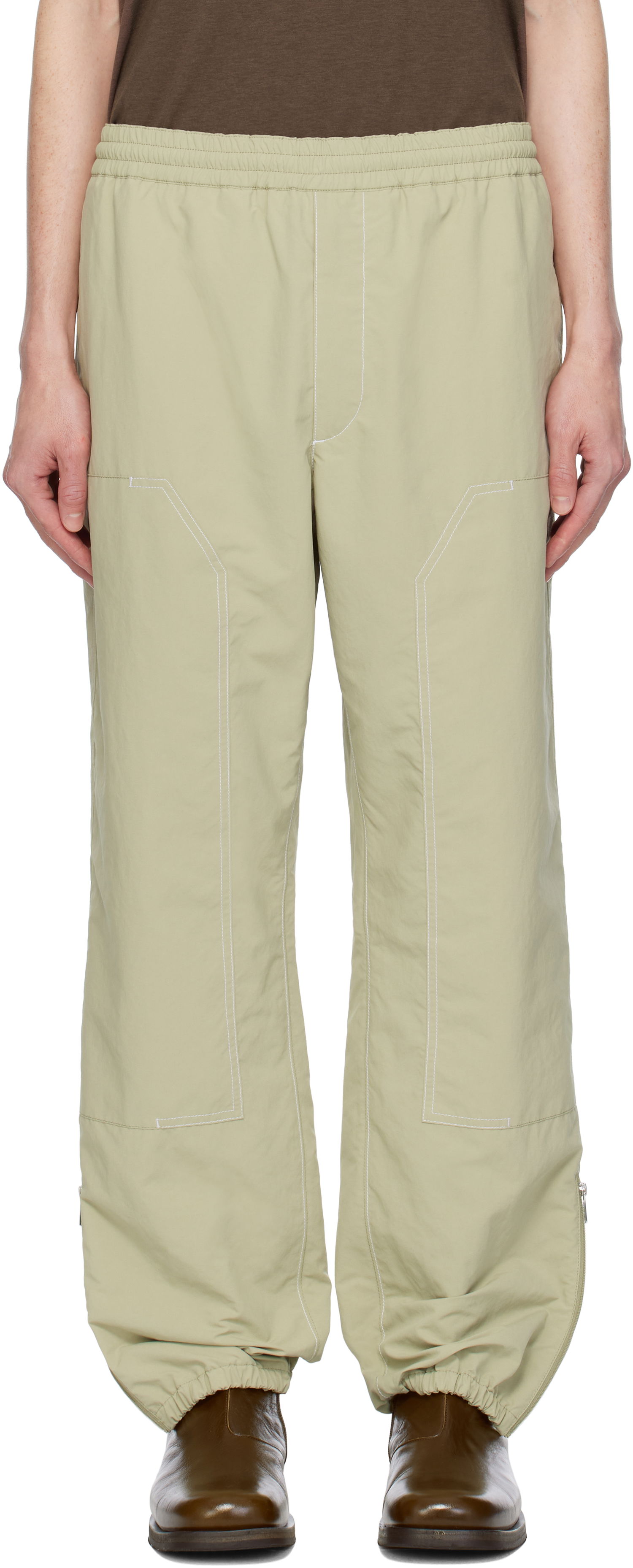 Trenirka Moncler Moncler CP Archivio Creativo Trousers Zelena | K10912A00021597SL, 0