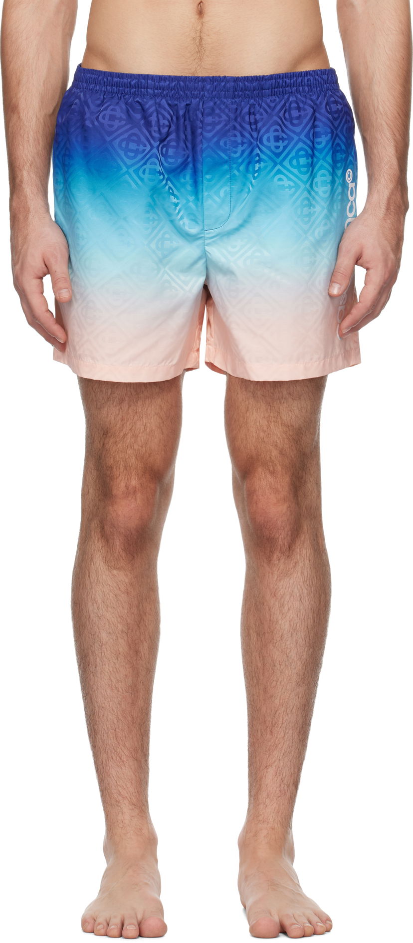 Kopalke Casablanca Printed Swim Shorts Modra | MPS25-TR-224-01