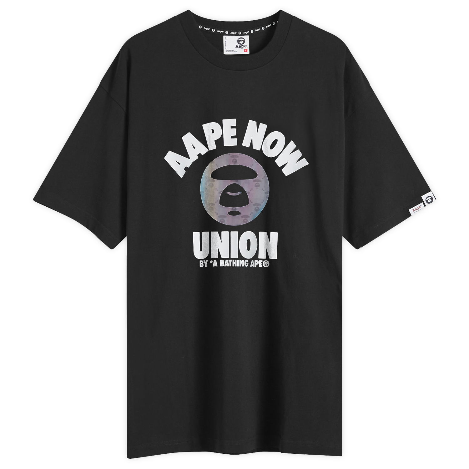 Majica AAPE by A Bathing Ape AAPE College Union T-Shirt, Size Large Črna | AAPTEM1561XXNBKX, 1