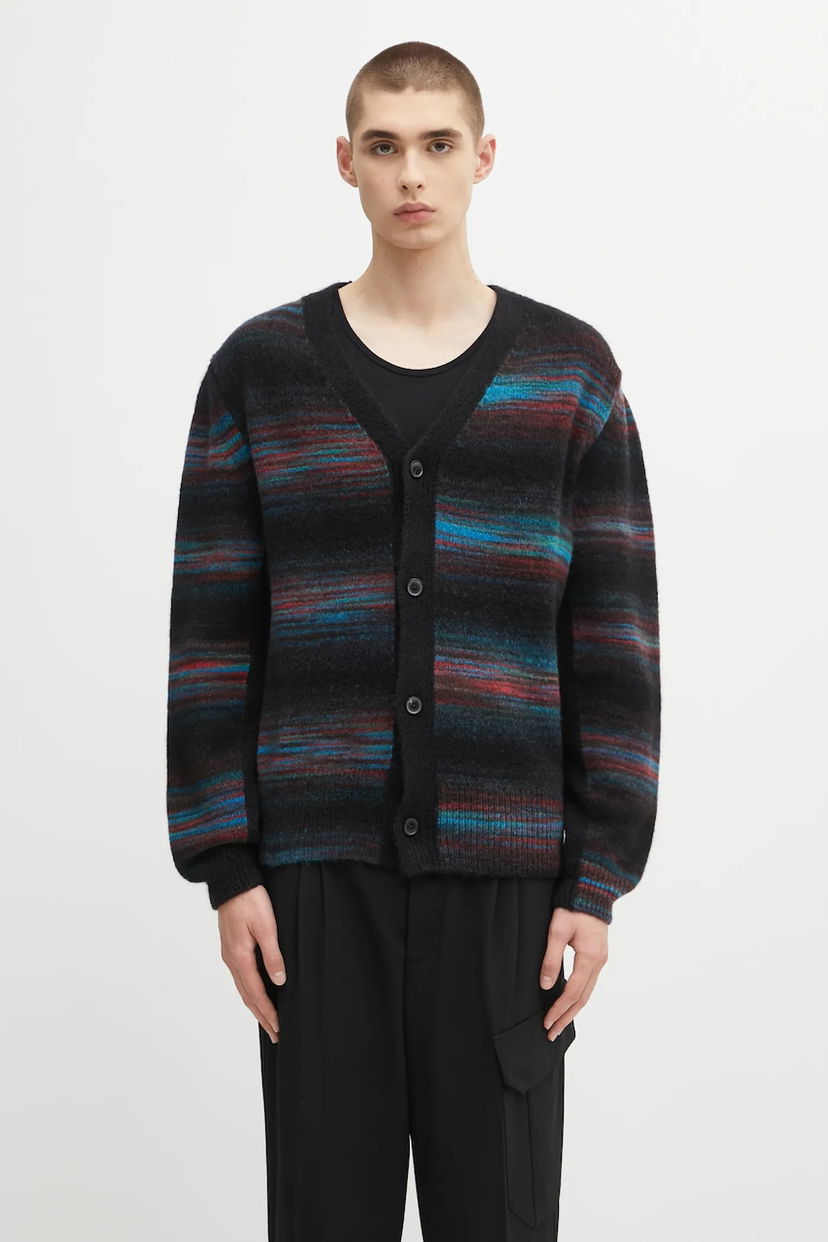 Pleteni pulover Paul Smith Paul Smith Striped Wool Blend Cardigan Večbarvna | M1R.568Z.T02830