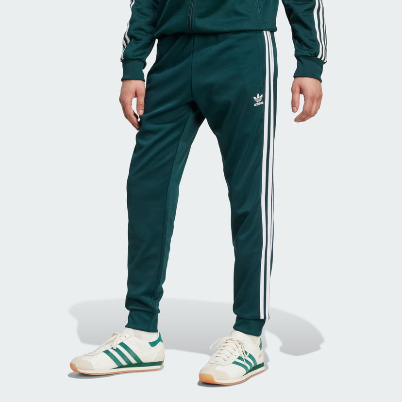 Trenirka adidas Performance Adicolor Classics SST Track Pants Zelena | JY1288