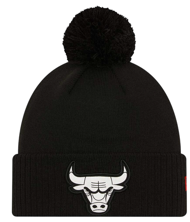 Beanie New Era New Era Chicago Bulls Pom Beanie Črna | 60430174-60430174, 0