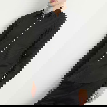 Srajce Comme des Garçons Men's Studded Shirt, Size Large Črna | 1P-B001-W25-1, 5