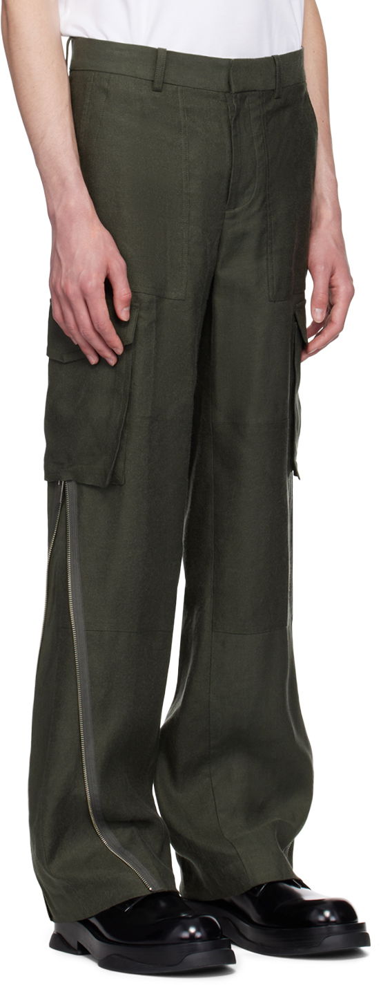 Cargo hlače Helmut Lang Expansion Panel Cargo Pants Zelena | O04HM202, 1