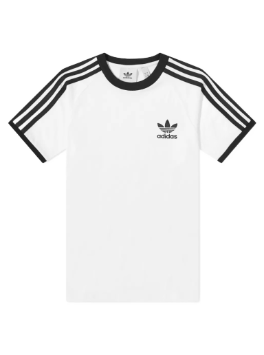 Majica adidas Originals 3 Stripe Tee Bela | IA4846