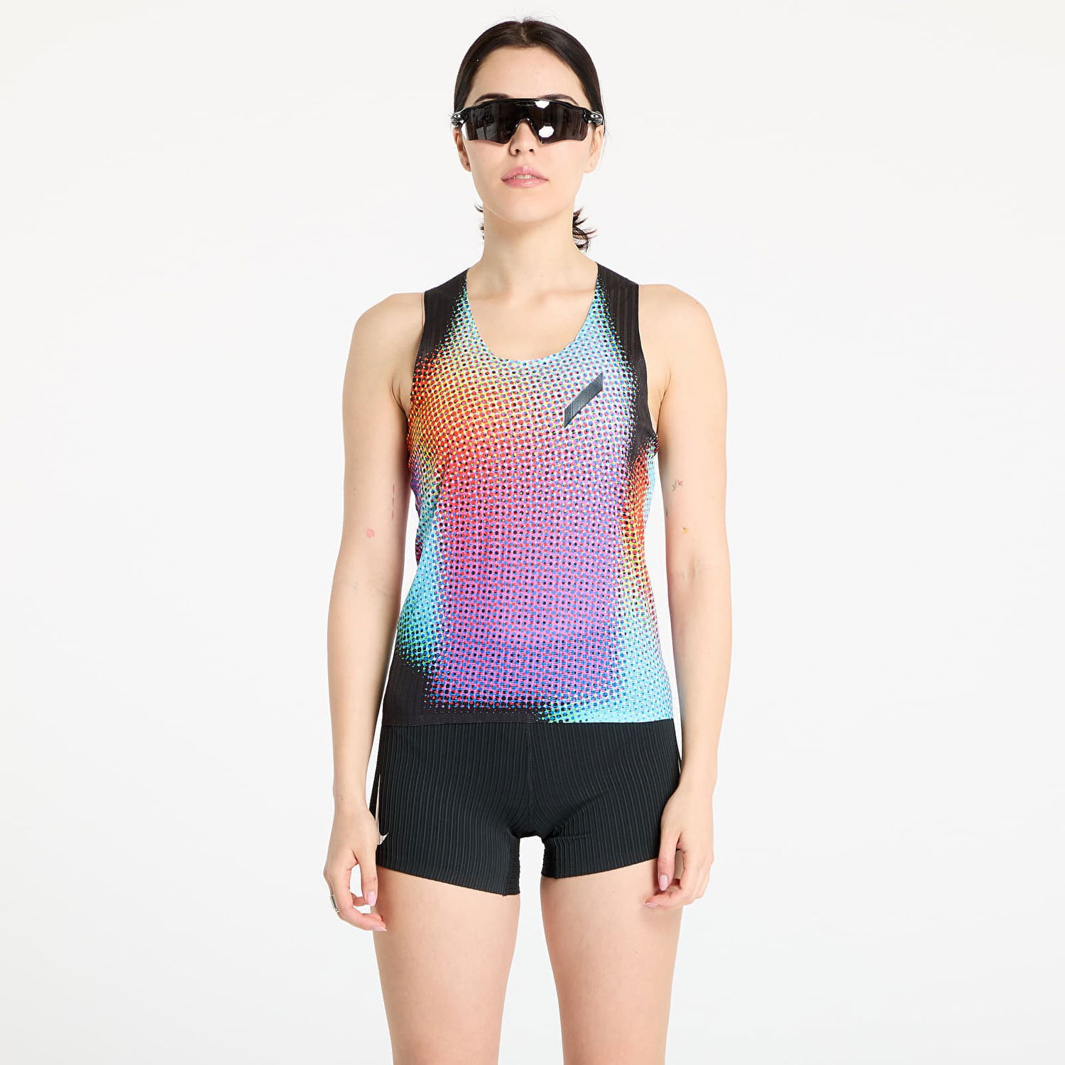 Majica brez rokavov Soar Running SOAR Running Race Vest Večbarvna | SS25-SV1W-BLK/DOT, 0