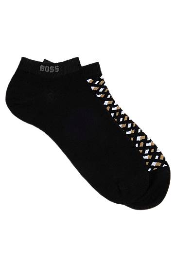 Nogavice BOSS Two-Pack of BOSS Cotton Blend Ankle Socks undefined | 50524521