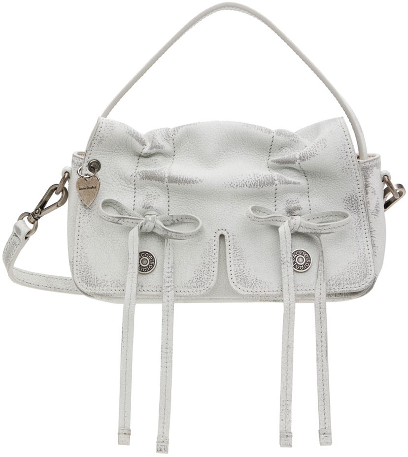 Oblačila Acne Studios Gray Multipocket Micro Bag Siva | A10386-