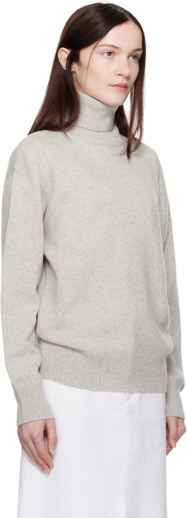 Pleteni pulover A.P.C. Women's Turtleneck Sweater Siva | WSAAX-F23347, 1