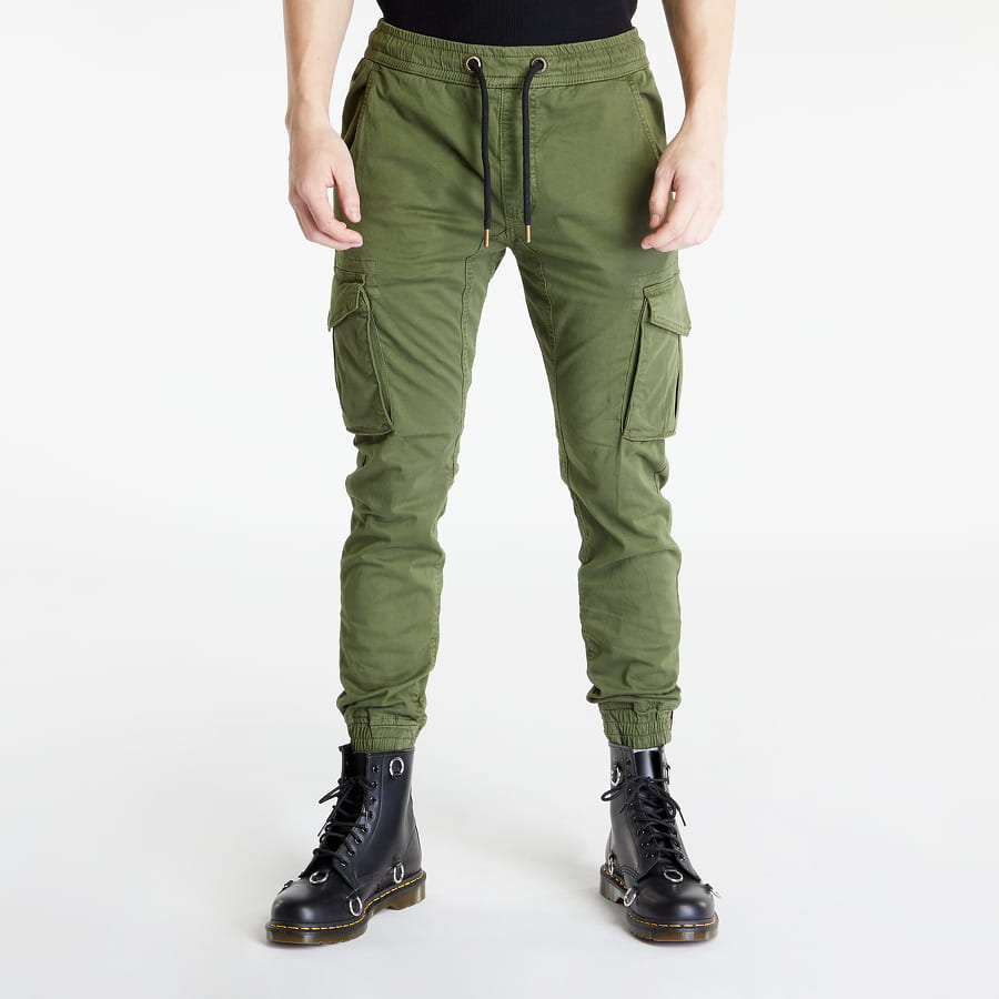 Cargo hlače Alpha Industries Cotton Twill Jogger Zelena | 116202-142, 0