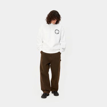 Pleteni pulover Carhartt WIP Work Varsity Crewneck Bela | I032453_00A_06, 3