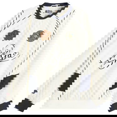 Pulover BAPE Multi Logo Relaxed Fit Pullover, Size Large Bela | 001SWL301317M-WHT, 1