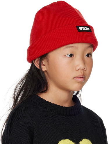Beanie 032C 032c Kids Trick Beanie Rdeča | SP22-A-0040 KNIT, 1