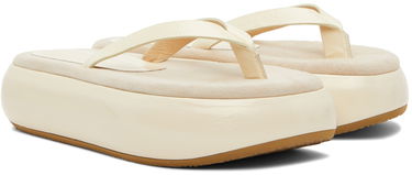 Oblačila OSOI OSOI Boat Flip Flop Platform Slides Bež | 22SS030-03-04, 3