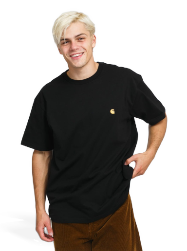 Majica Carhartt WIP Work In Progress Chase Črna | I026391.0OF.XX.03