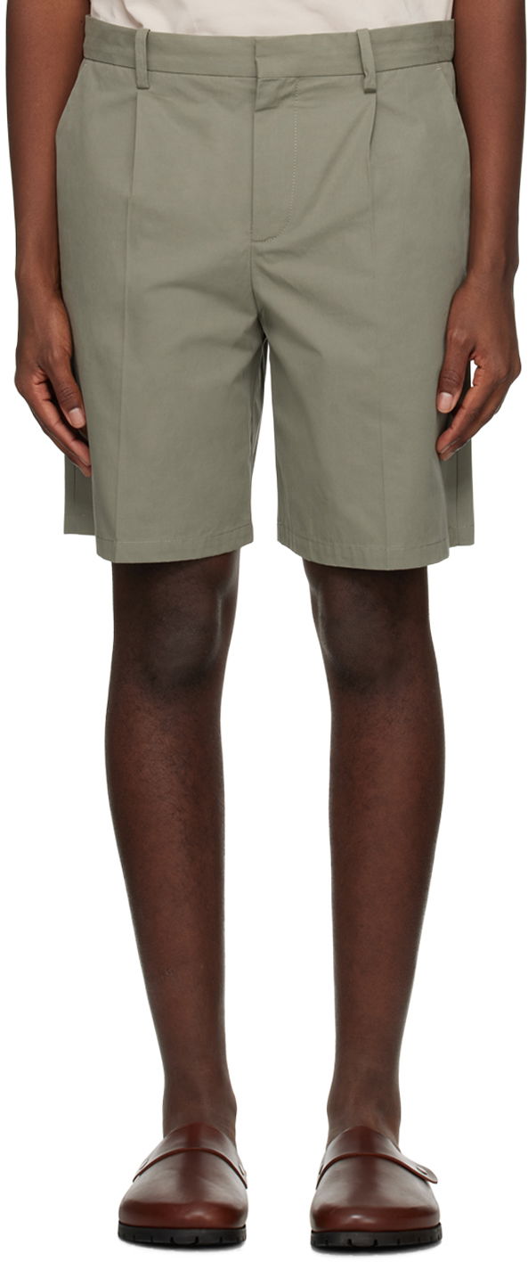 Kratke hlače A.P.C. Khaki Terry Siva | COGBM-H10129, 0