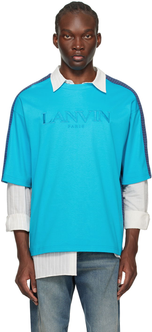 Majica LANVIN Side Curb T-Shirt Modra | RM-TS0026-J196-P24