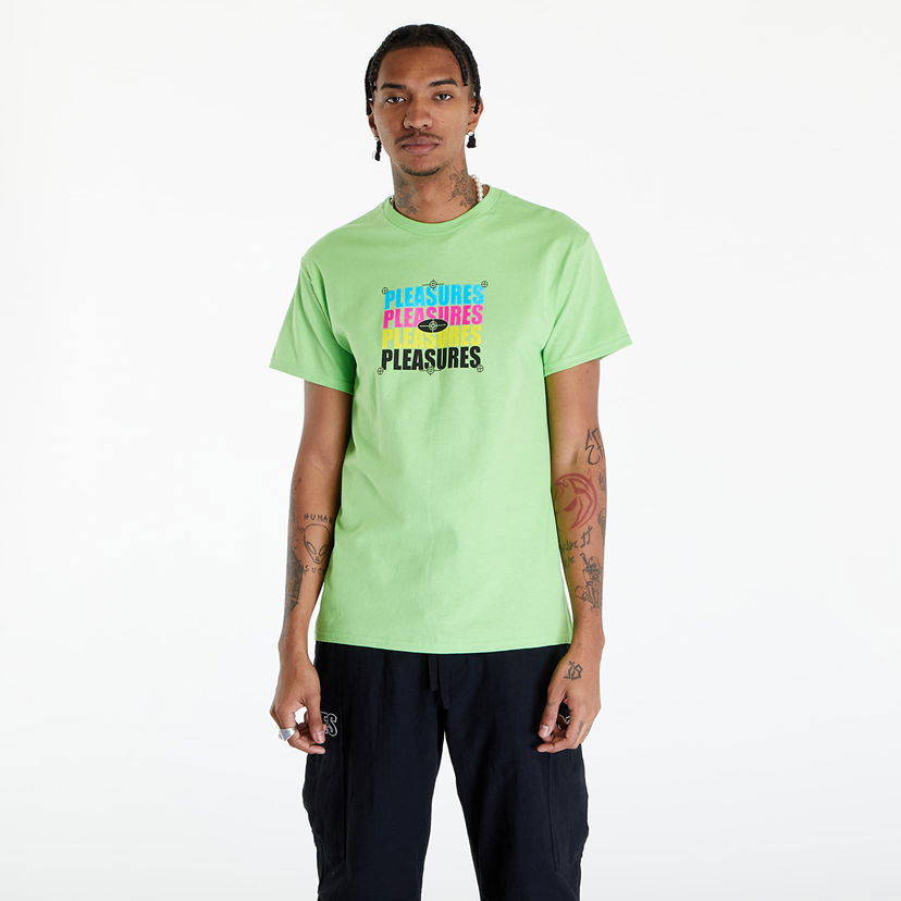 Majica Pleasures Cmyk T-Shirt Zelena | P24SP051 LIME