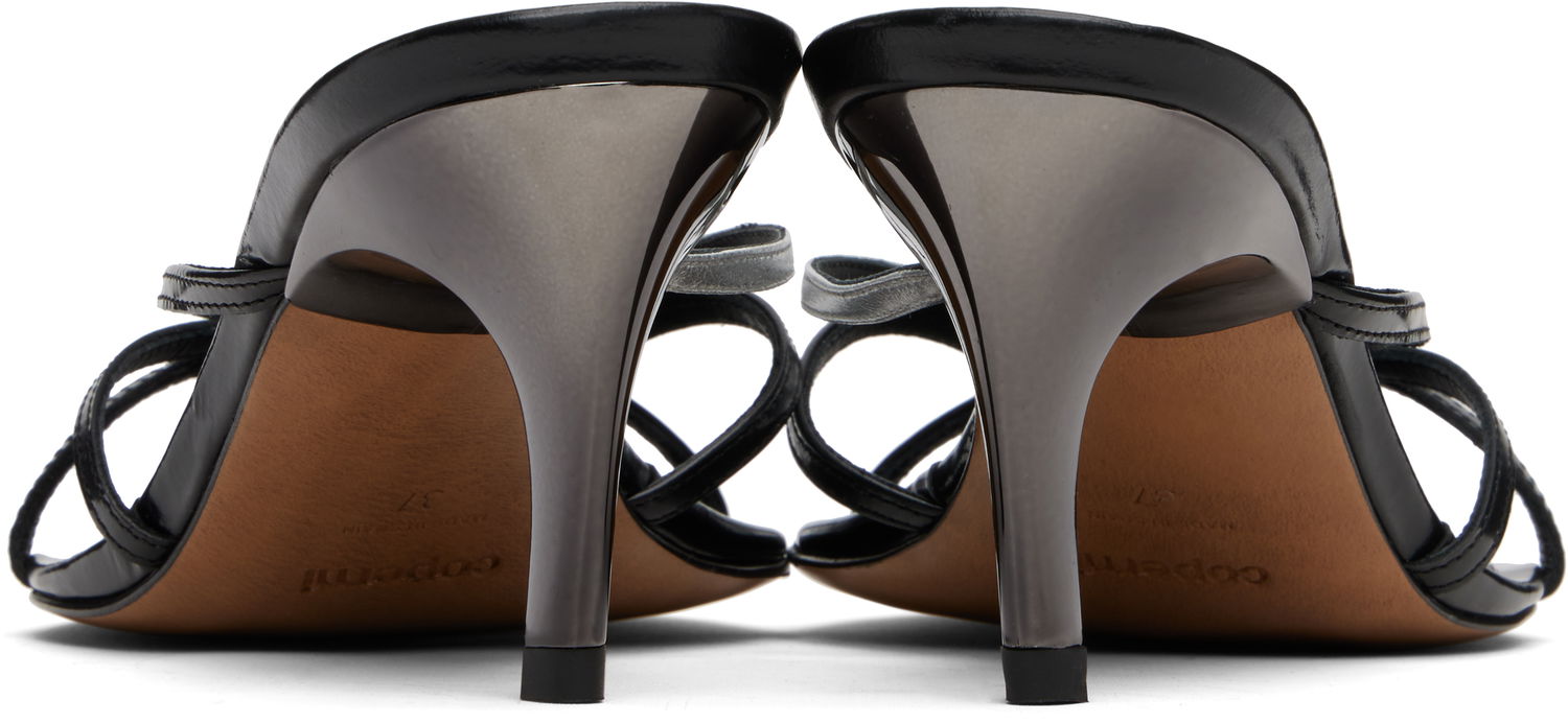 Modni dodatki Coperni Coperni Low Strap Heeled Sandals Črna | COPSH80F6046, 1