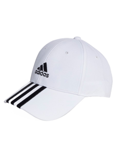 Kapa adidas Originals 3-Stripes Cotton Twill Baseball Cap Bela | II3509