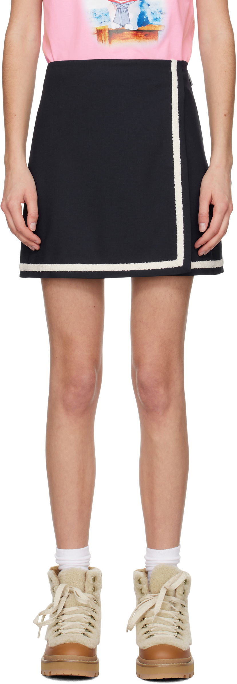 Krila MSGM MSGM Mini Skirt Črna | 3841MDD16 257127