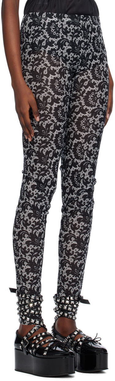 Pajkice Comme des Garçons Comme Des Garçons Printed Leggings Črna | TL-T026-051, 1