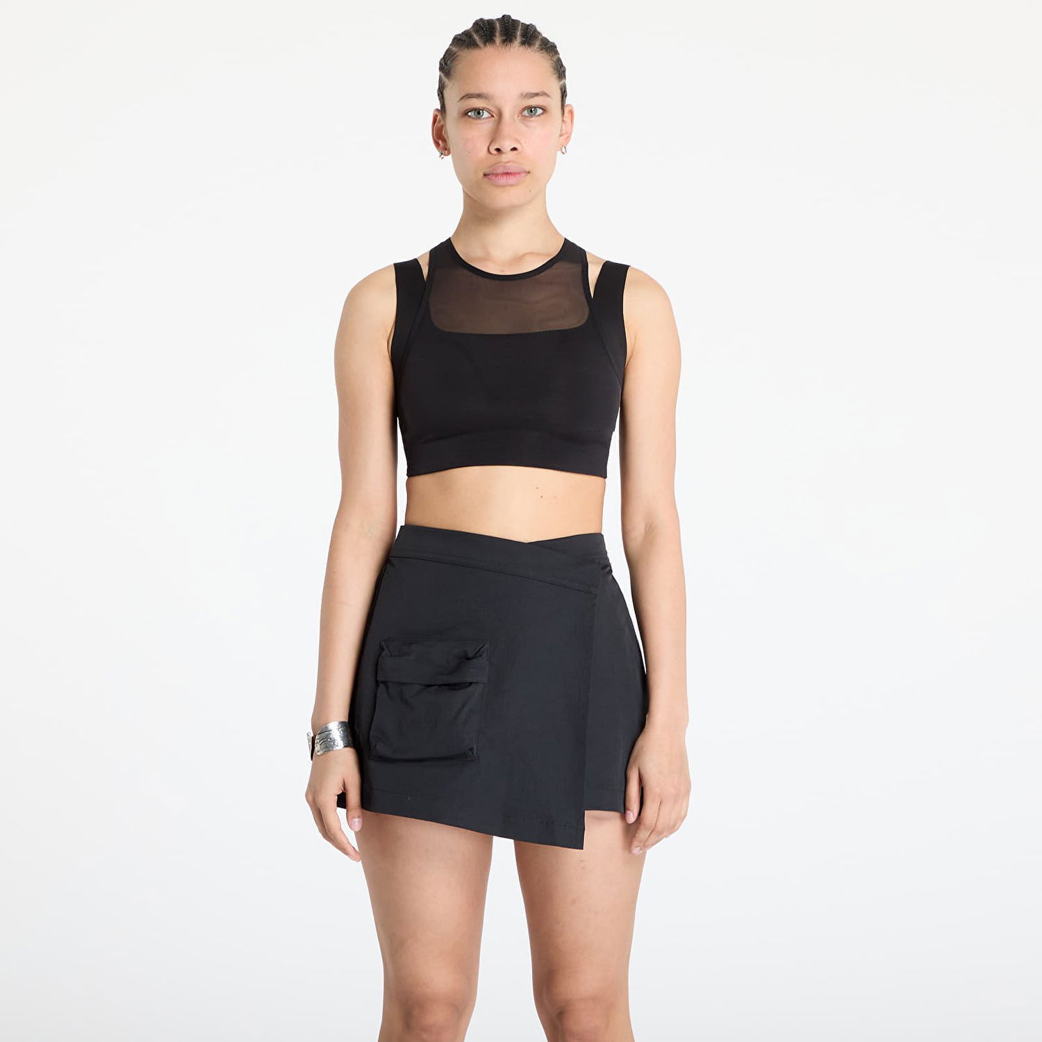 Krila The North Face The North Face Refina Double-Layer Sports Bra Črna | NF0A891KJK31, 0